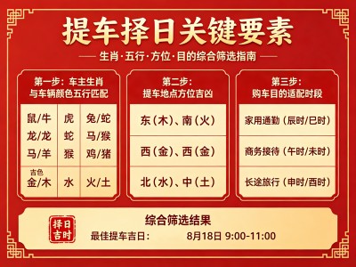 提车择日指南